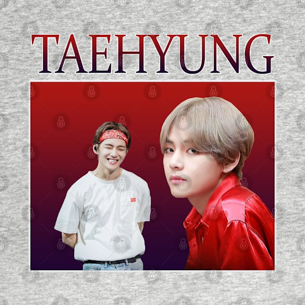 BTS - Taehyung V retro 90s style by chidees